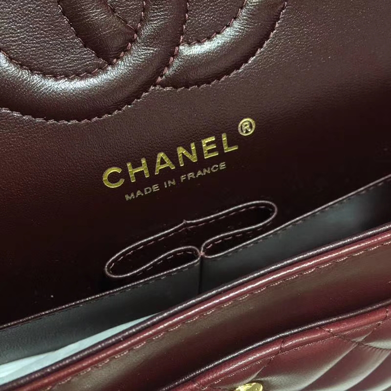 Chanel 香奈儿 Classic Flap Bag 进口小羊皮 25cm 现货 拼色 金扣