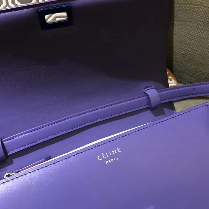 Celine Classic Box 一见倾心的包包 复古 仙女紫 银扣